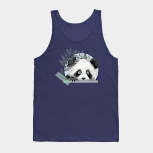 Cute Woodland Baby Panda . Tank Top